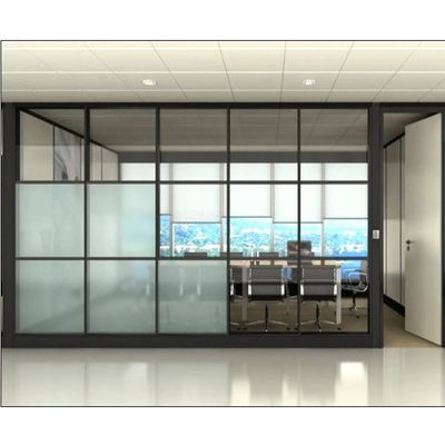 Un buon prezzo. Demountable Office Glass Partition Wall with 30-42dB Sound Insulation and 108mm/90mm Thickness in linea