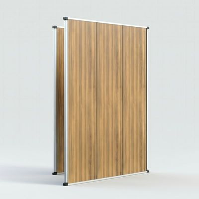 comprare Pareti divisorie pieghevoli flessibili, pareti divisorie in alluminio insonorizzato con finitura in legno online manufacture