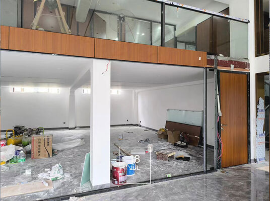 Un buon prezzo. Customized Soundproof Partition with 6061-T6 Profiles and Q235 Steel Frame for Office Spaces in linea