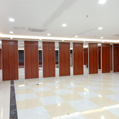 Salone di banchetti acustico divisore murario mobile divisore murario in legno sistema di divisori scorrevoli