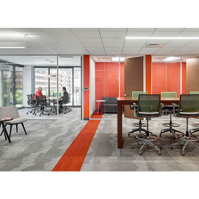 Un buon prezzo. Acoustic Office Glass Partition Wall with Wooden Finish and Stainless Steel 304# Accessories for Sound Insulation and Fire-Rated Safety in linea