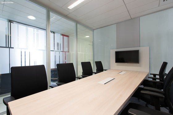 Centro conferenze Folding Glass Partition Frame Aluminium