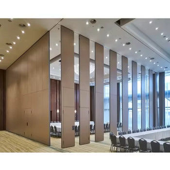 Centro congressi Pareti divisorie operabili Soundproof mobili con finitura di tessuto morbido