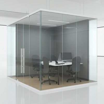 Un buon prezzo. Muro di ufficio moderno vista completa muro divisorio in vetro ufficio in linea