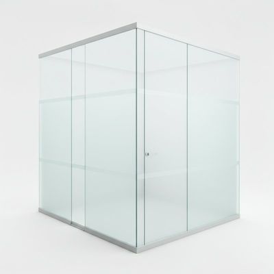 Parete di vetro mono vetrata
