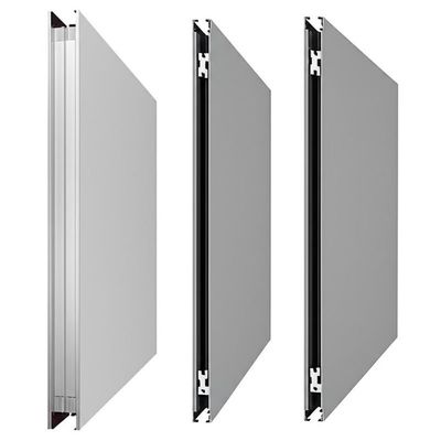 Un buon prezzo. Fireproof Acoustic Partition Wall with 52 dB Sound Insulation and 6061-T6 Profile for Conference Rooms in linea