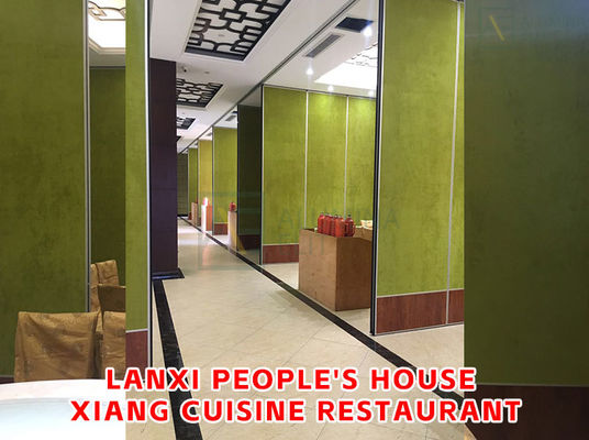 Un buon prezzo. Aluminum Alloy Frame Operable Partition Wall System with Stc Rating 42-56dB and Fabric Surface Finishing in linea